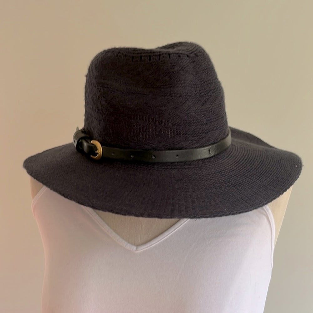 Navy knitted hat